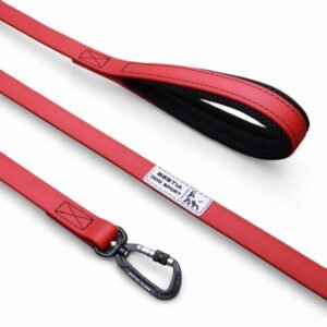 2-lead-bestia-sport-1.jpg BESTIA raudonas taktinis sportinis pavadėlis