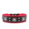 the-eros-collar-25-inch-wide-black-red-268950.jpg Eros Black/Red – dviejų kniedžių dizainas, stambus planas