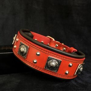 the-eros-collar-25-inch-wide-red-227811.jpg BESTIA Eros odinis antkaklis – raudonas, 6,3 cm (pagrindinis vaizdas)